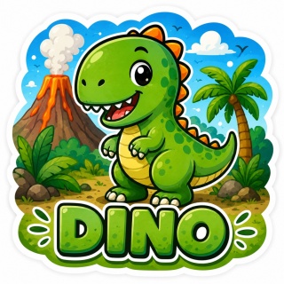 Naklejka Dino